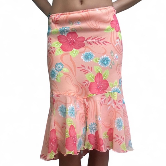Floral Midi Skirt - Picture 1 of 4